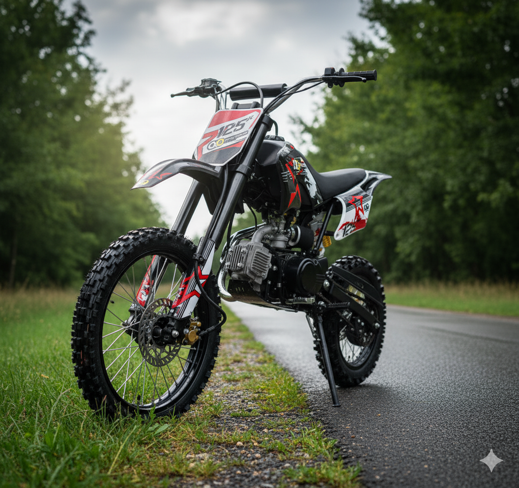 MotoCross 125cc Avviamento a Pedale - RUOTA 17"/14"