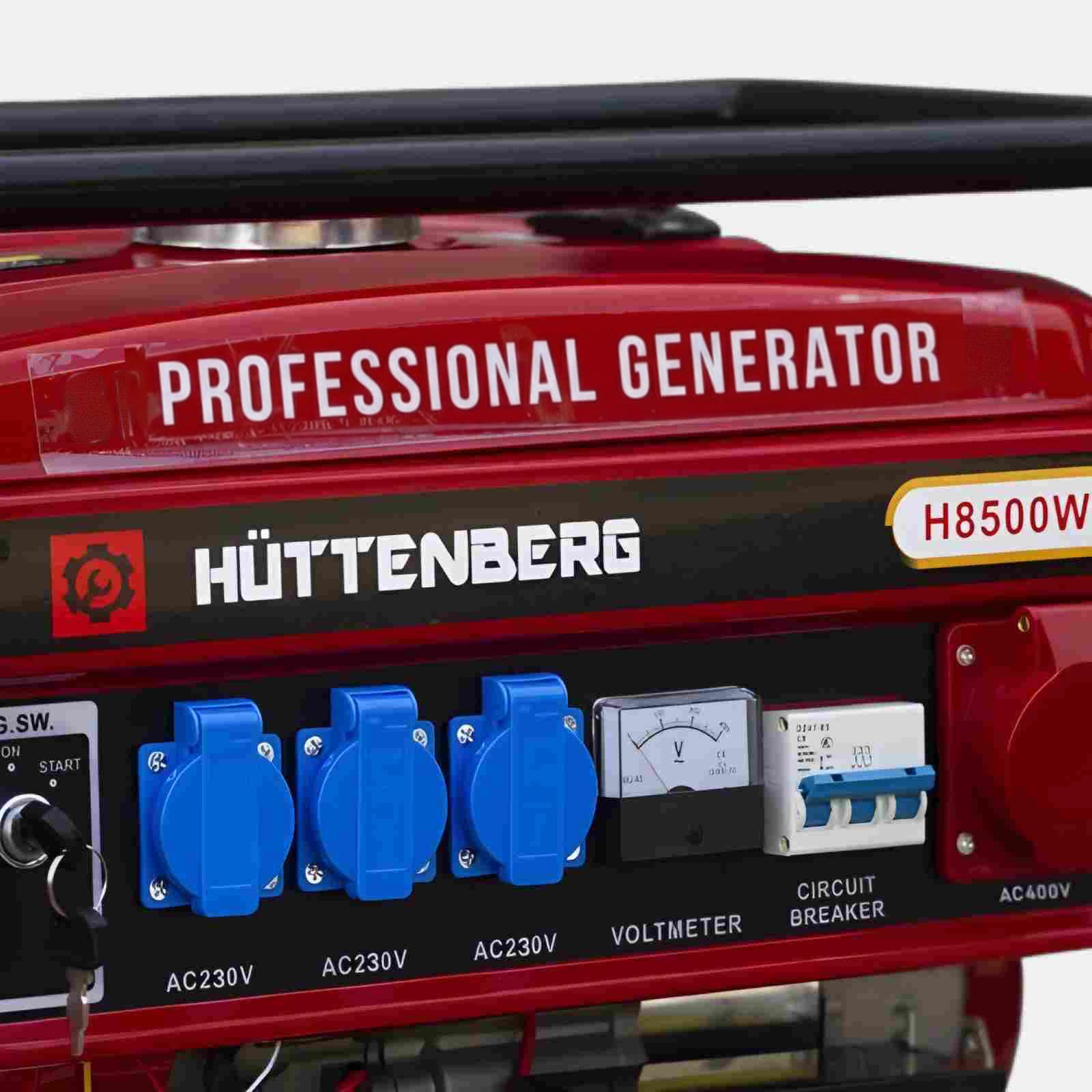 Generatore di Corrente H-8500W Avviamento Elettrico con Batteria