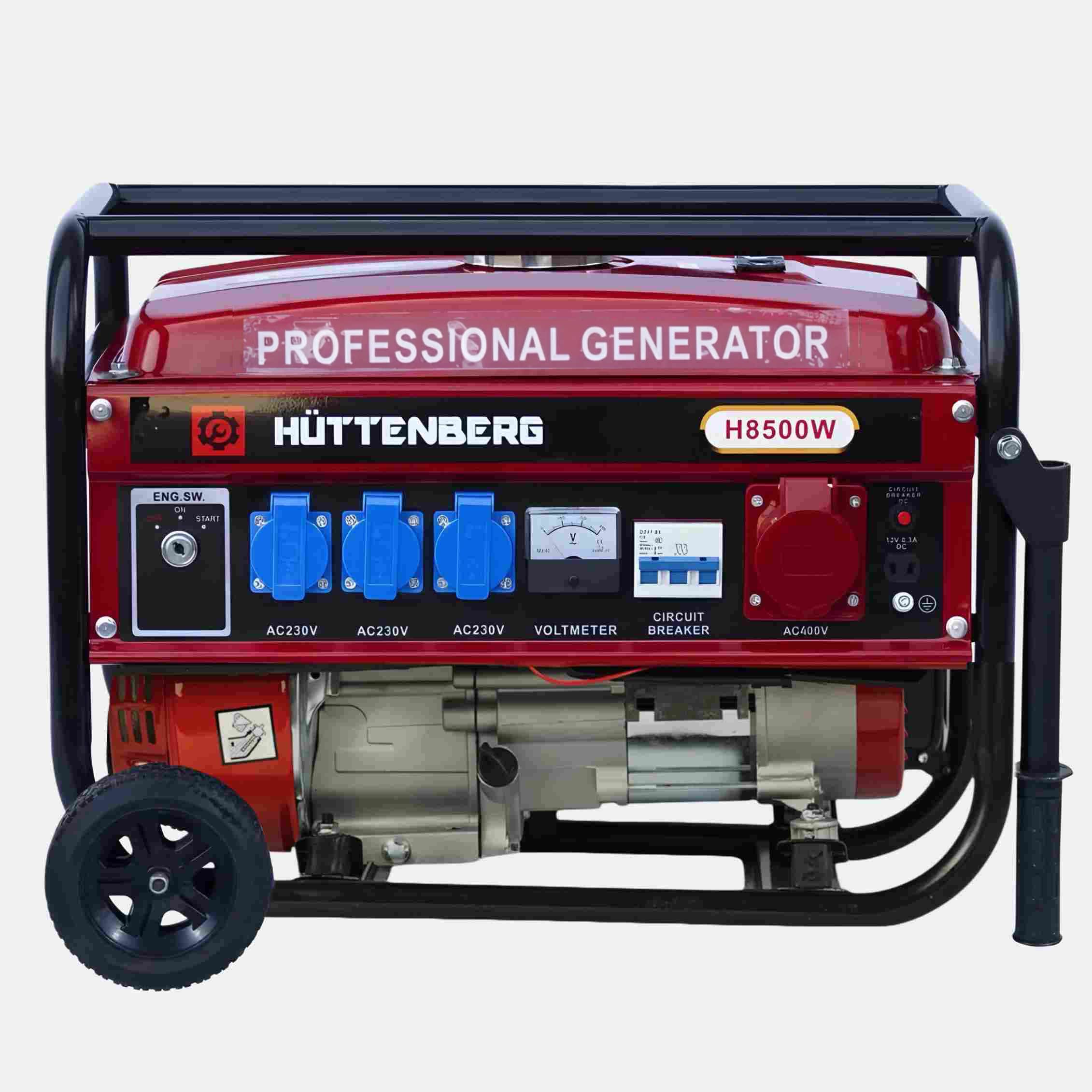 Generatore di Corrente H-8500W (220/380v) Con Chiave