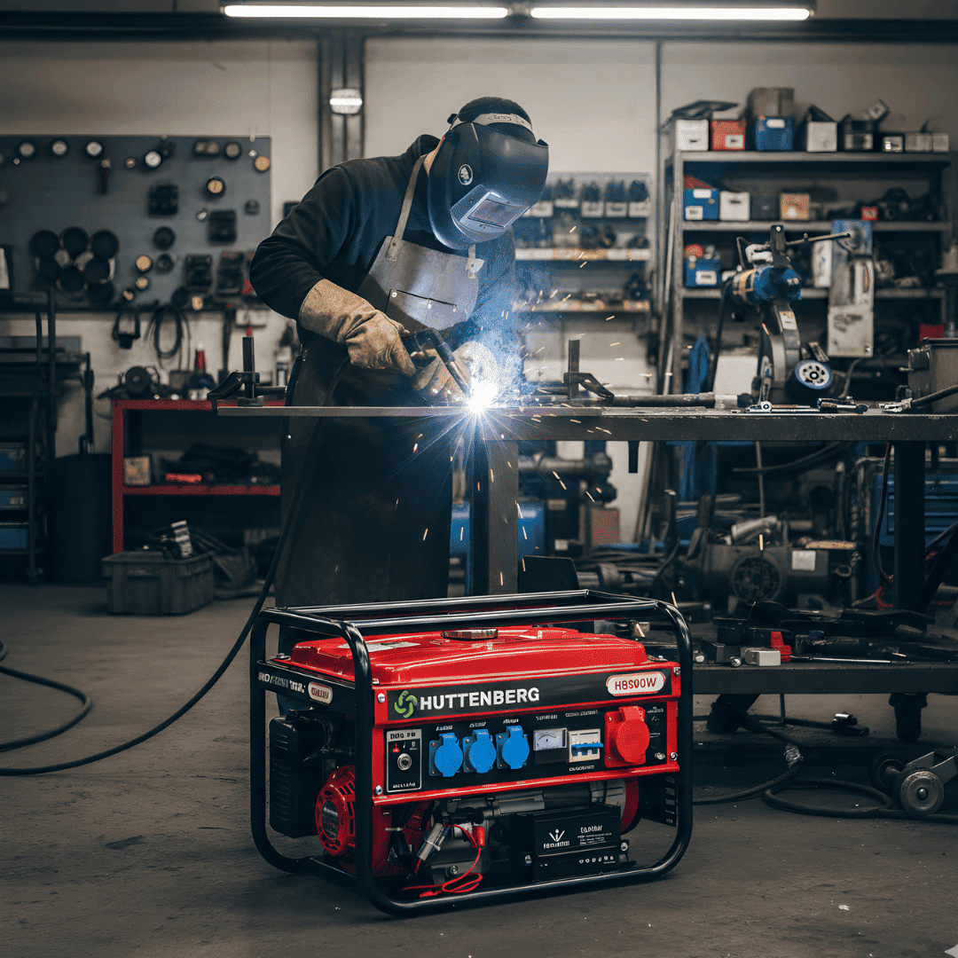 Generatore di Corrente H-8500W Avviamento Elettrico con Batteria