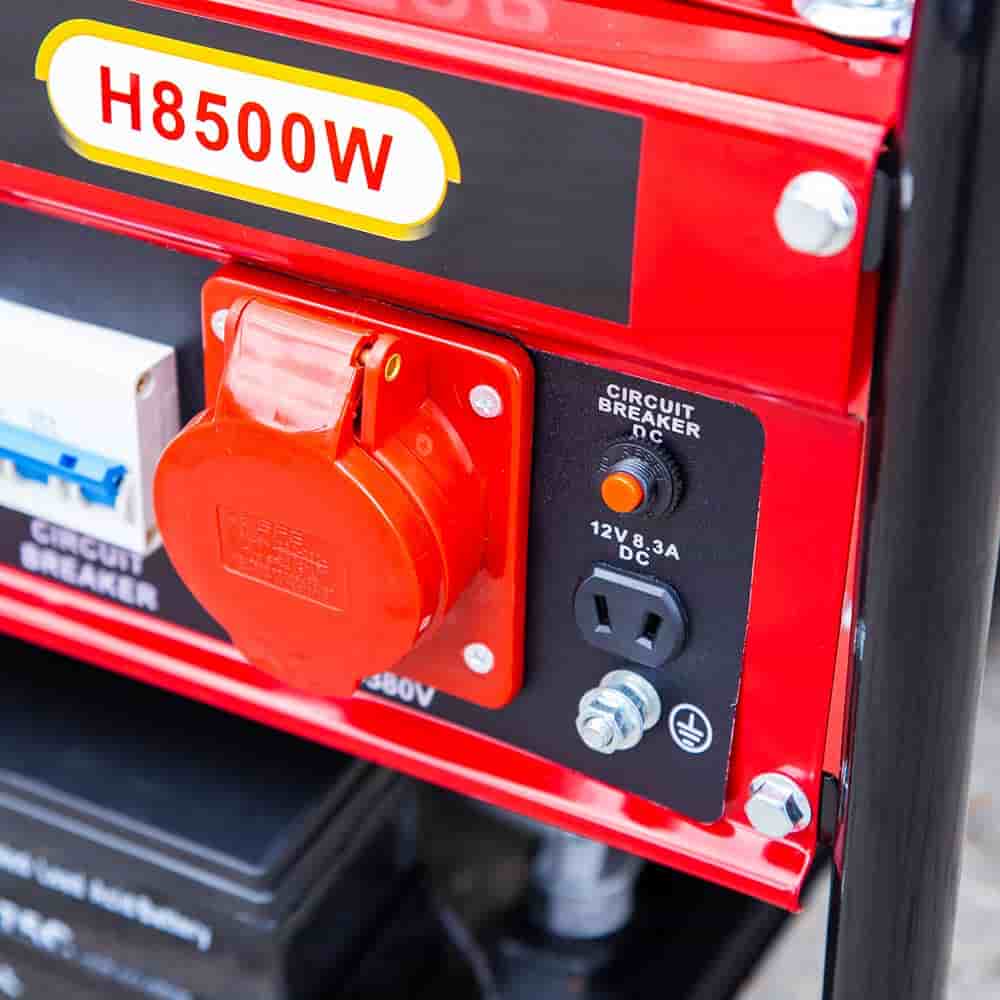 Generatore di Corrente H-8500W Avviamento Elettrico con Batteria
