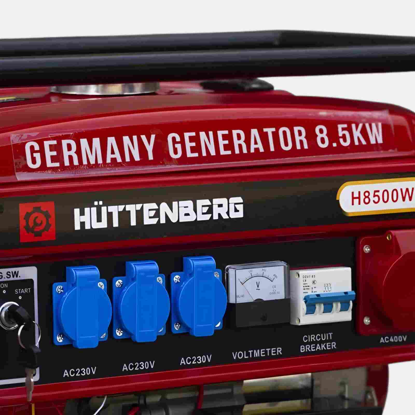 Generatore di Corrente H-8500W Avviamento Elettrico con Batteria