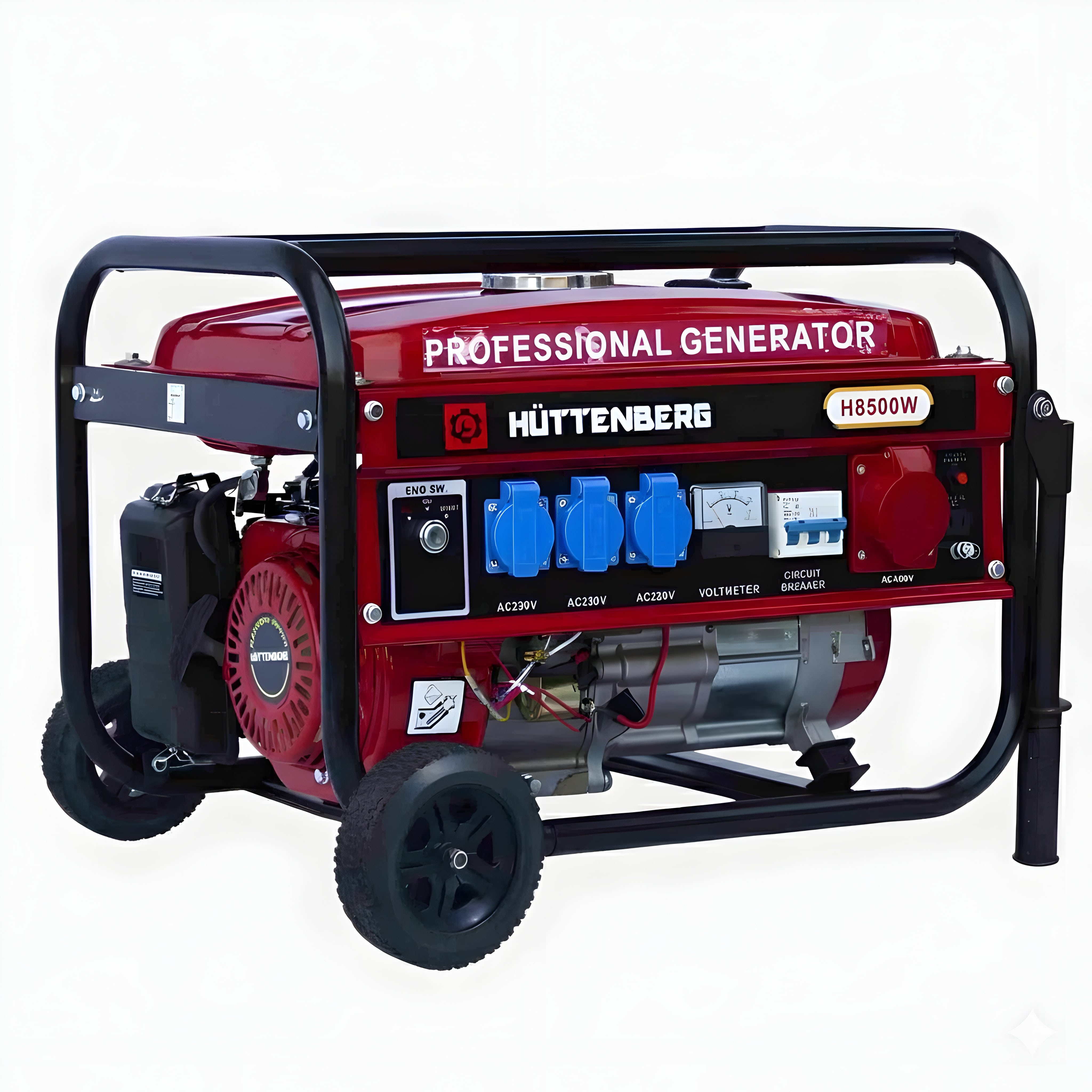 Generatore di Corrente H-8500W (220/380v) Con Chiave